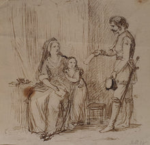 Load image into Gallery viewer, John Masey Wright O.W.S. An Archive Collection Of Drawings On Shakespearean Subjects Circa. 1825
