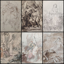 Load image into Gallery viewer, John Masey Wright O.W.S. An Archive Collection Of Drawings On Shakespearean Subjects Circa. 1825
