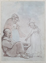 Load image into Gallery viewer, Thomas Rowlandson Watercolour Drawing Charity Circa. 1790
