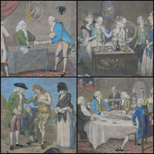 Load image into Gallery viewer, Carington Bowles The Prodigal Son A Group Of Four Rare 18th.Century Hand Coloured Mezzotint Engravings In Period Frames 1775
