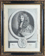 Load image into Gallery viewer, Prince Rupert Of The Rhine Abraham Blooteling Portrait Engraving After Sir Peter Lely Proof Impression Circa.1660
