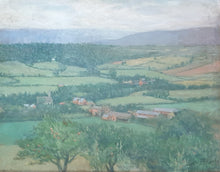 Load image into Gallery viewer, Lilian Edmonds Landscape Oil Painting Herefordshire Country Circa.1910 Vowchurch
