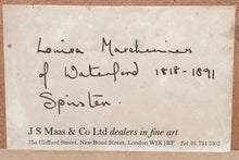 Load image into Gallery viewer, Louisa Marchioness Of Waterford Pre-Raphaelite Watercolour Study A Spinster Circa.1860
