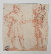 Load image into Gallery viewer, Circle Of Peter Van Laer Il Bamboccio 17th.Century Dutch School Red Chalk Drawing
