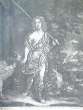 Load image into Gallery viewer, Alexander Browne Mezzotint Engraving After Sir Peter Lely Henry Sidney Son To Robert Earle Of Leicester Circa.1655

