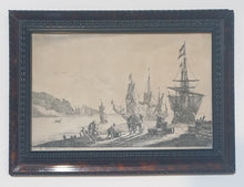 Load image into Gallery viewer, Reinier Nooms (Called Zeeman) 17th.Century Dutch School Maritime Etching Circa.1650
