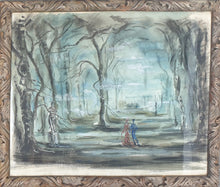 Load image into Gallery viewer, Oliver Messel Watercolour Drawing Theatrical Design For An Unidentified Production Circa.1950
