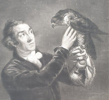 Load image into Gallery viewer, The Falconer 18th.Century Mezzotint Engraving By SW Reynolds After James Northcote 1797
