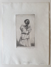 Load image into Gallery viewer, Gerald Leslie Brockhurst Etching The Two Mélisandes 1928
