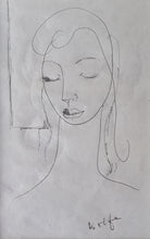 Load image into Gallery viewer, Edward Wolfe R.A. Mid 20th.Century Portrait Study Of A Young Woman

