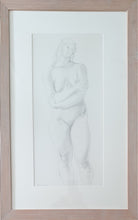 Load image into Gallery viewer, Bernard Meninsky Pencil Study Standing Female Nude Circa.1930
