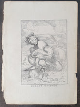 Load image into Gallery viewer, After John Hamilton Mortimer R.A. A Group Of Pen And Ink Drawings Depicting Sea-Monsters Circa.1800
