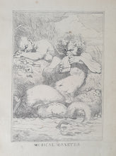 Load image into Gallery viewer, After John Hamilton Mortimer R.A. A Group Of Pen And Ink Drawings Depicting Sea-Monsters Circa.1800
