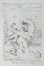 Load image into Gallery viewer, After John Hamilton Mortimer R.A. A Group Of Pen And Ink Drawings Depicting Sea-Monsters Circa.1800

