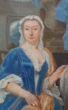 Load image into Gallery viewer, Attr. Emanuel Jakob Handmann 18th.Century Swiss School Pastel Portrait Of A Lady In A Palatial Interior Circa.1740

