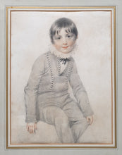 Load image into Gallery viewer, Benjamin Burnell Pencil Portrait Drawing Of A Young Boy Circa.1800
