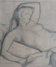 Load image into Gallery viewer, James Stroudley R.B.A Reclining Nude Study Circa.1945
