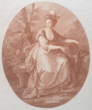 Load image into Gallery viewer, WW Ryland After Angelica Kauffman R.A. Ludit Amabiliter  Stipple Engraving Proof Impression Published 1779
