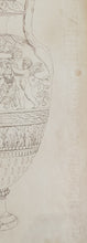 Load image into Gallery viewer, Thomas Rowlandson Pen And Ink Study Of An Urn With Putti And Acanthus Circa.1800
