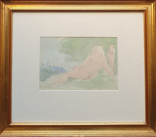 Load image into Gallery viewer, Edward Ardizzone R.A Watercolour Drawing Nude Sun Bathers Circa.1965
