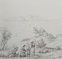 Load image into Gallery viewer, Antonio Senape Pen And Ink Topographical Drawing The Island Of Capri Circa.1820
