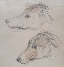 Load image into Gallery viewer, Peter De Wint Pencil Study Of A Lurcher Circa.1810
