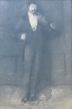 Load image into Gallery viewer, Walter Greaves Pen Ink And Watercolour Portrait Drawing Of Violinist Pablo De Saraste Circa.1884
