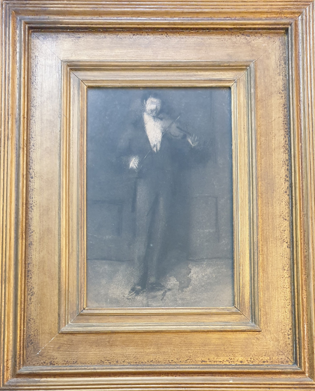Walter Greaves Pen Ink And Watercolour Portrait Drawing Of Violinist Pablo De Saraste Circa.1884