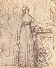 Load image into Gallery viewer, Samuel Shelley O.W.S Pen And Ink Portrait Study Circa.1790
