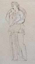Load image into Gallery viewer, Giovanni Battista Cipriani R.A Sheet Of Neoclassical Figure Studies Circa.1780
