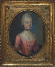 Load image into Gallery viewer, 18th.Century Austrian School Portrait Miniature Of A Young Lady Circa.1760
