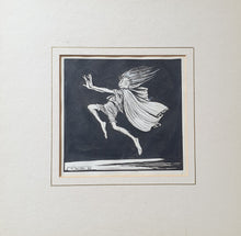 Load image into Gallery viewer, Helen Mary Jacobs Pen And Ink Drawing Study Of A Leaping Sprite Circa.1925

