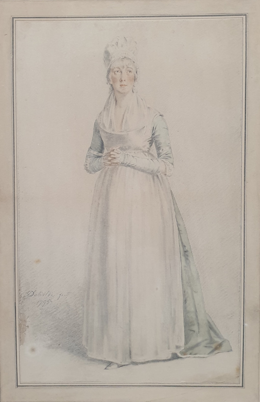Samuel De Wilde Late 18th.Century Theatrical Portrait Mrs Maria Gibbs 1795
