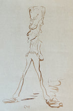 Load image into Gallery viewer, Max Beerbohm Pen And Ink Caricature Portrait Drawing George Bernard Shaw

