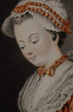 Load image into Gallery viewer, German School 18th.Century Gouache On Vellum The Seamstress Ca.1770
