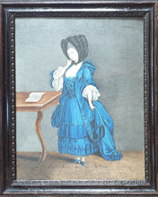Load image into Gallery viewer, German School 18th.Century Gouache On Vellum The Secret Circa.1770
