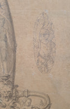 Load image into Gallery viewer, French School 19th.Century Original Design Drawing For A Sword Hilt And Fittings Circa.1830
