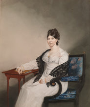 Load image into Gallery viewer, Ellen Wallace Sharples Pastel Portrait Of A Young Woman Circa.1810
