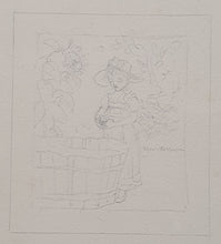 Load image into Gallery viewer, Kate Greenaway A Group Of Ten Original Drawings For The Story Of A Good Girl &amp; The History Of A Bad Girl Circa.1886
