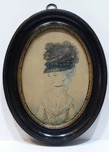 Load image into Gallery viewer, Andreas Van Rymsdyck Watercolour Portrait Of Mary Partridge 1780

