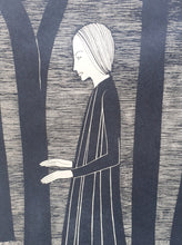 Load image into Gallery viewer, Hannah Frank Glasgow School Lithograph Woman And Trees 1931
