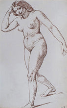 Load image into Gallery viewer, William Edward Frost R.A. Pen And Ink Female Figure Study Circa.1850
