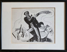 Load image into Gallery viewer, Eric George Fraser Pen And Ink Drawing "How I Keep Fit" 1931
