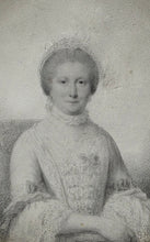 Load image into Gallery viewer, John "Old Taylor" Taylor Pencil Portrait Drawing Of A Lady Circa.1775
