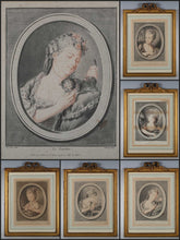 Load image into Gallery viewer, LM Bonnet After Charles Eisen Les Cinq Sens The Set Of Five Crayon Manner Engravings Circa.1770
