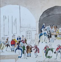 Load image into Gallery viewer, Attributed to Captain Edward Topham Late 18th.Century Watercolour Drawing "A View Of Ranelagh In 1782"
