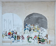 Load image into Gallery viewer, Attributed to Captain Edward Topham Late 18th.Century Watercolour Drawing "A View Of Ranelagh In 1782"
