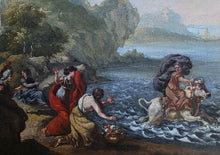 Load image into Gallery viewer, D Nettema Dutch School 17th.Century Oil Painting Europa And The Bull 1697
