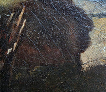 Load image into Gallery viewer, D Nettema Dutch School 17th.Century Oil Painting Europa And The Bull 1697
