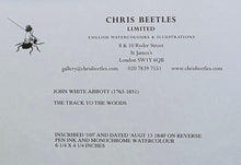 Load image into Gallery viewer, John White Abbott Pen Ink And Watercolour Landscape Drawing The Track To The Woods 1840
